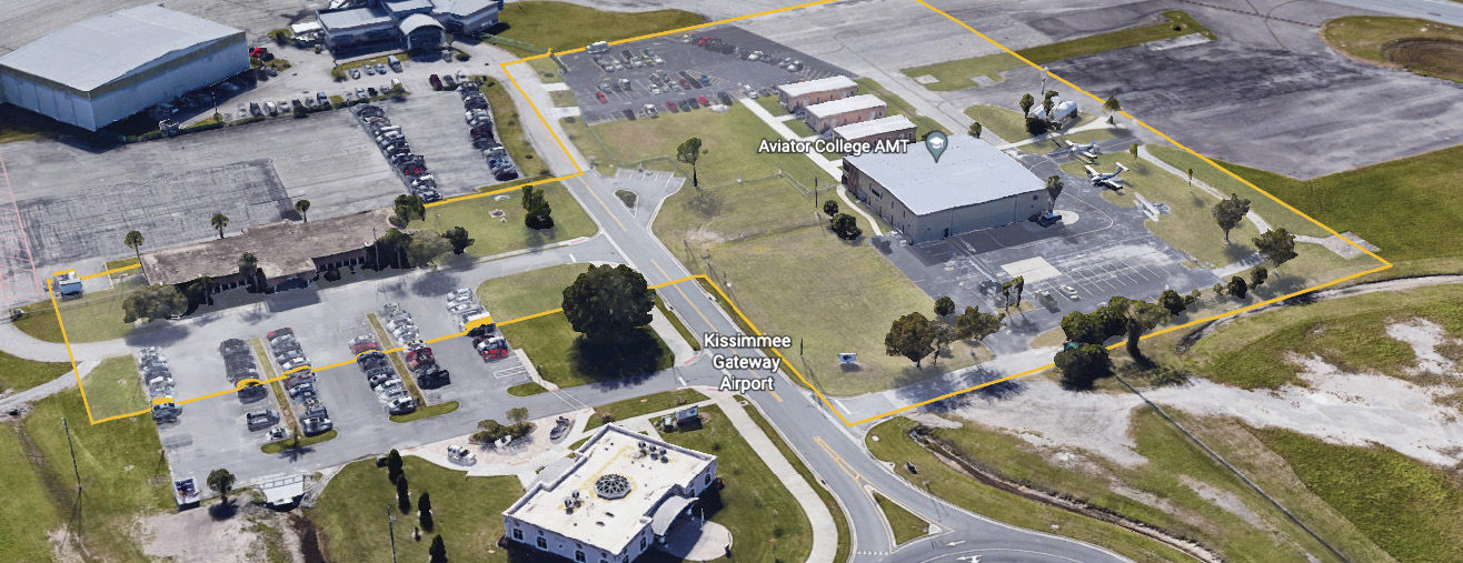 Kissimmee Airport Aerial map view